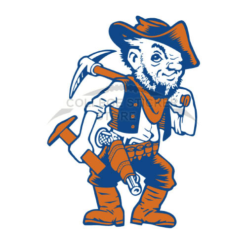 Diy UTEP Miners Iron-on Transfers (Wall Stickers)NO.6765